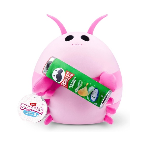 Zuru Snackles Bug Pringles Plush 8”  Collectible, Limited Edition- NWT - Picture 1 of 8